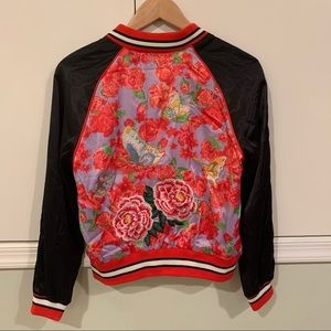 Urban Outfitters Embroidered Bomber Jacket
